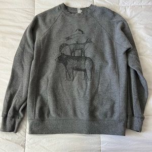 animal crewneck